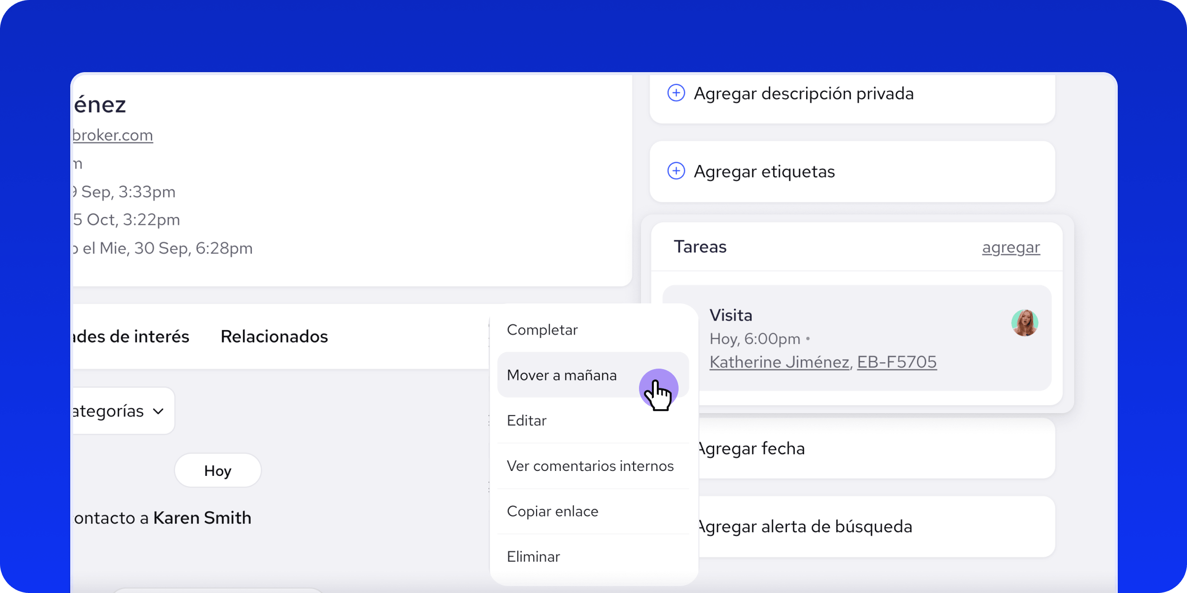 Reprograma tus tareas para mañana con menos pasos